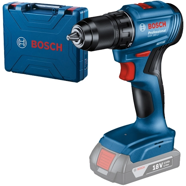Masina de gaurit si insurubat Bosch GSR 185-LI, 18 V,  Li-Ion (fara acumulatori si incarcator), 50 Nm, valiza plastic [2]