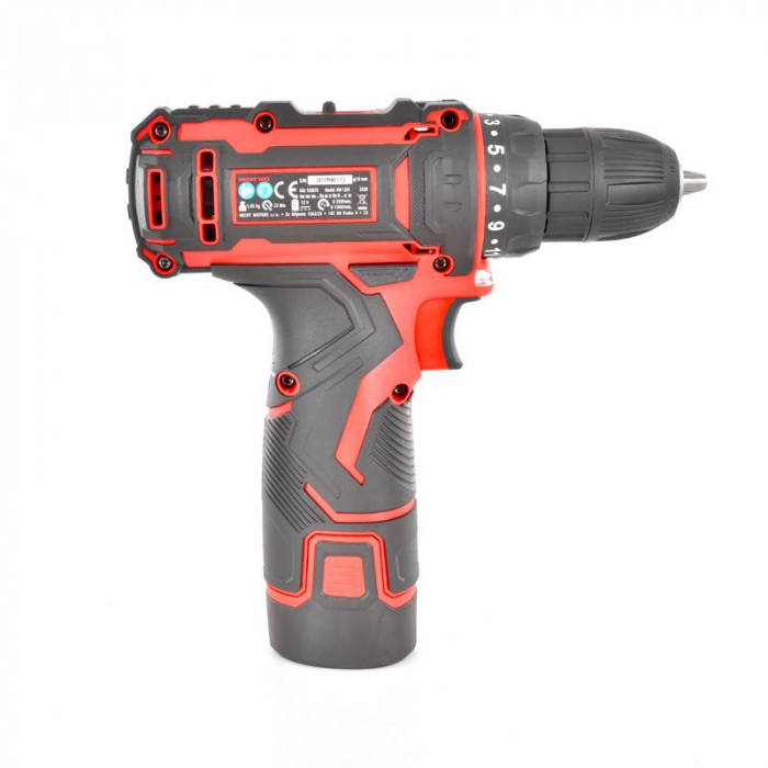 Masina de gaurit si insurubat  cu acumulator li-ion 12 V, acumulator 1.5 Ah, incarcator inclus, HECHT 1242 [5]