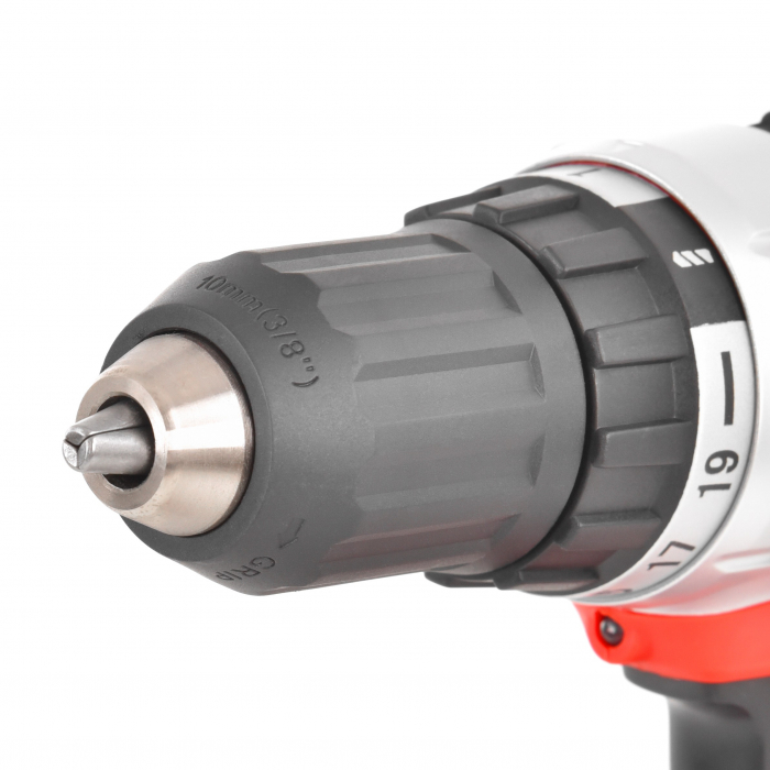 Masina de gaurit si insurubat  cu 2 acumulatori Li-Ion 20 V 2 Ah, 1.4 Kg, mandrina 0,8-10mm, Hecht 1277 [4]