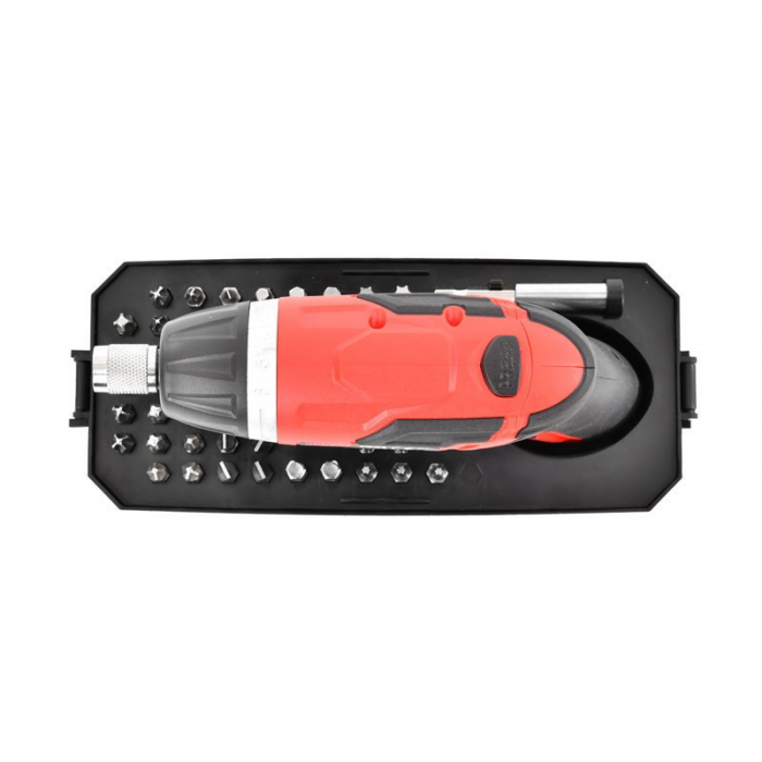 Masina de insurubat Hecht1241 cu acumulator 3.7 V cu 52 biti si suport de bit magnetic [6]