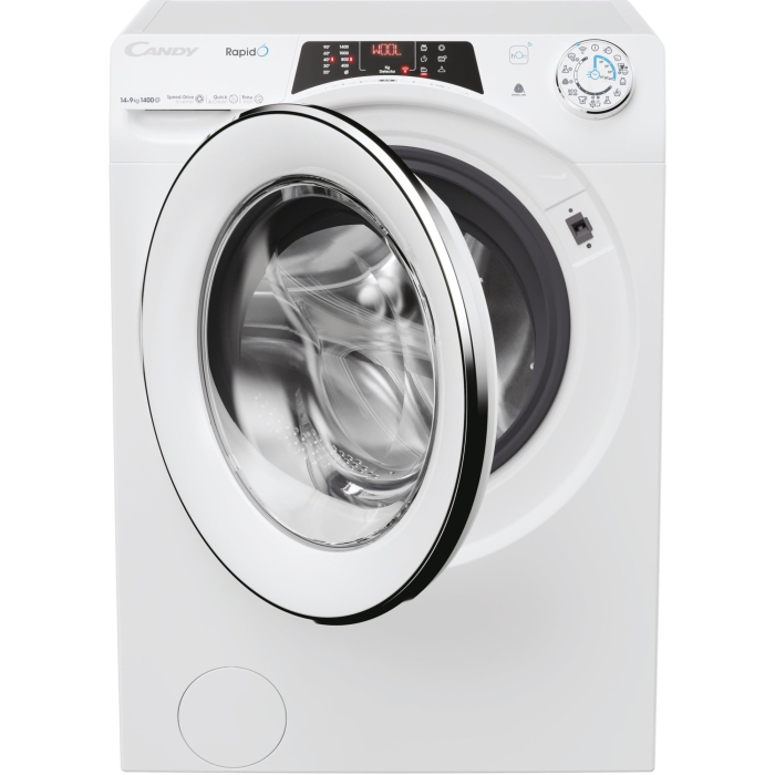 Masina de spalat rufe cu uscator Candy Rapido ROW41494DWMCT-S, Spalare 14 kg, Uscare 9 kg, 1400 RPM, Clasa A, Wi Fi, Quick & Clean, Motor Inverter, Steam, Alb [3]