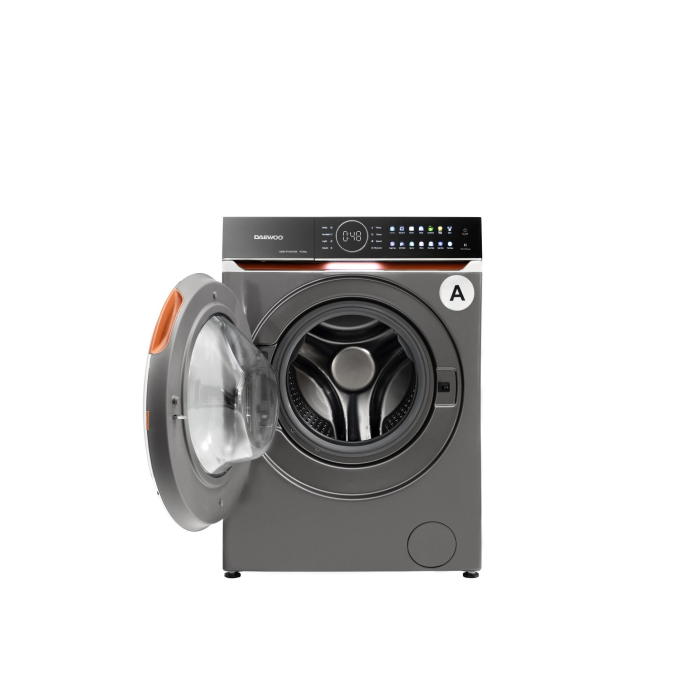 Masina de spalat rufe Daewoo, 10 kg, motor DIRECT drive inverter, 1400 rpm, clasa A, 14 programe, panou de control touch, Argintiu [4]