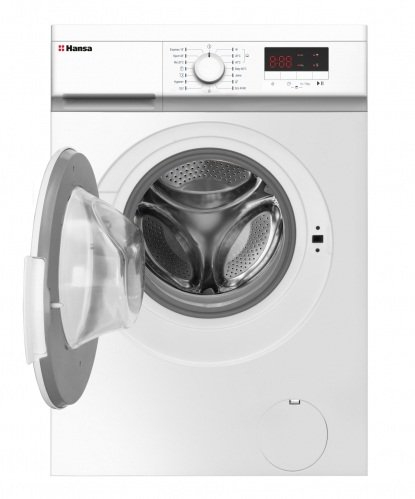 Masina de spalat rufe Hansa WHN712D1W, Slim, 7kg, Display color, 1200 rpm, 15 programs, incarcare frontala, child lock, Hygienic, Clasa D, Alb [2]