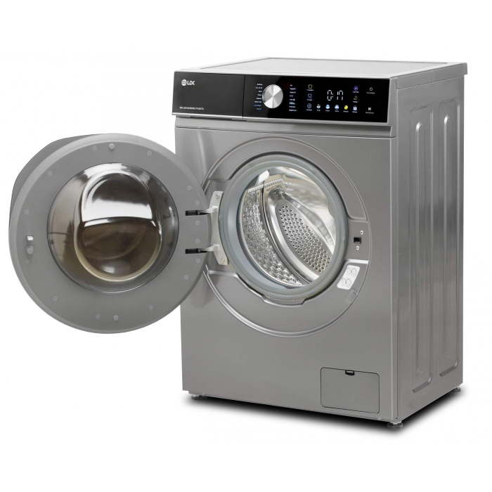 Masina de spalat rufe LDK Queen2 714DITS, Clasa A, Capacitate 7 Kg, 1400 rpm, 16 programe, Control Touch, Steam, Super Spa, Storm Wash, Night wash, My Cycle, Amanare pornire, Motor Inverter, Argintiu [2]