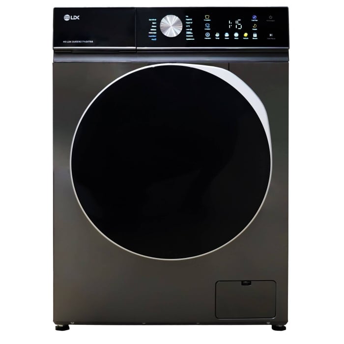 Masina de spalat rufe LDK Queen2 714DITSS, Clasa A, Capacitate 7 Kg, 1400 rpm, 16 programe, Control Touch, Steam, Super Spa, Storm Wash, Night wash, My Cycle, Amanare pornire, Motor Inverter, Antracit [1]