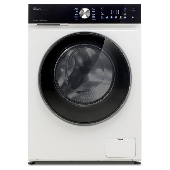 Masina de spalat rufe LDK Queen2 714DITW, Clasa A, Capacitate 7 Kg, 1400 rpm, 16 programe, Control Touch, Steam, Super Spa, Storm Wash, Night wash, My Cycle, Amanare pornire, Motor Inverter, Alb [1]