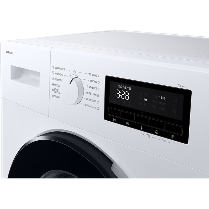 Masina de spalat rufe Samsung WW70FG3M05AWLF, 7 kg, 1400 RPM, Slim, Clasa A, Hygiene Steam, Drum Clean, Afisaj LED, Alb [4]