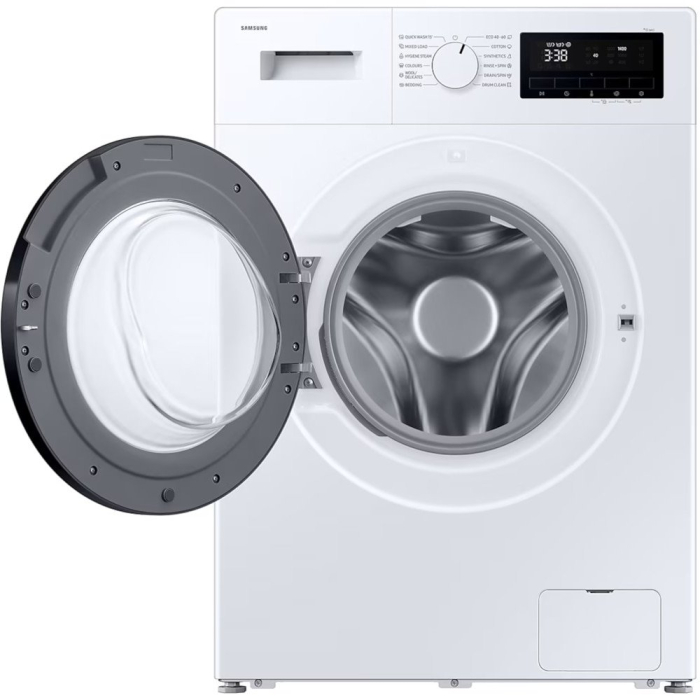 Masina de spalat rufe Samsung WW80FG3M05AWLF, 8 kg, Slim, 1400 RPM, Clasa A, Hygiene Steam, Drum Clean, Afisaj LED, Siguranta copii, Alb [2]