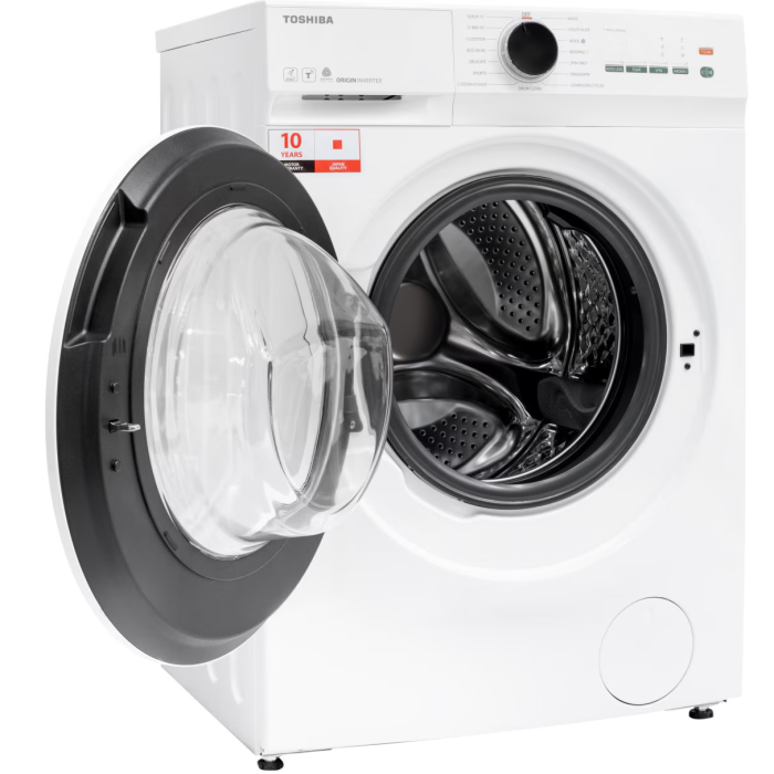 Masina de spalat T21 Toshiba, 7kg, 1200RPM, clasa A, Slim, Functie AROMA+, Functie Abur, Tehnologie UFB, Wi-Fi, motor inverter, Alb [4]