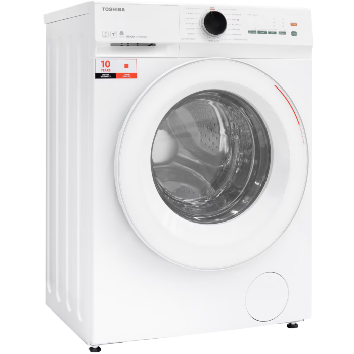 Masina de spalat T21 Toshiba, 7kg, 1200RPM, clasa A, Slim, Functie AROMA+, Functie Abur, Tehnologie UFB, Wi-Fi, motor inverter, Alb [2]