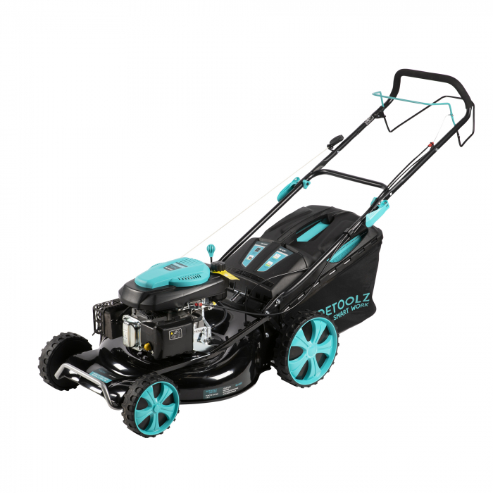 Masina de tuns gazon, benzina, 5.4 CP,  latime lucru 525 mm, 196CC, 70L, autopropulsie, Detoolz DZ-M107 [10]