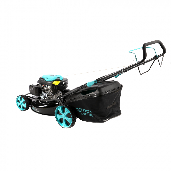 Masina de tuns gazon, benzina, 5.4 CP,  latime lucru 525 mm, 196CC, 70L, autopropulsie, Detoolz DZ-M107 [4]