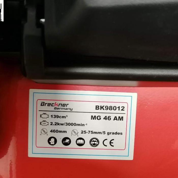 Masina de tuns gazon pe benzina 3 CP auto-propulsie si mulcire Breckner Germany BK98012 [5]