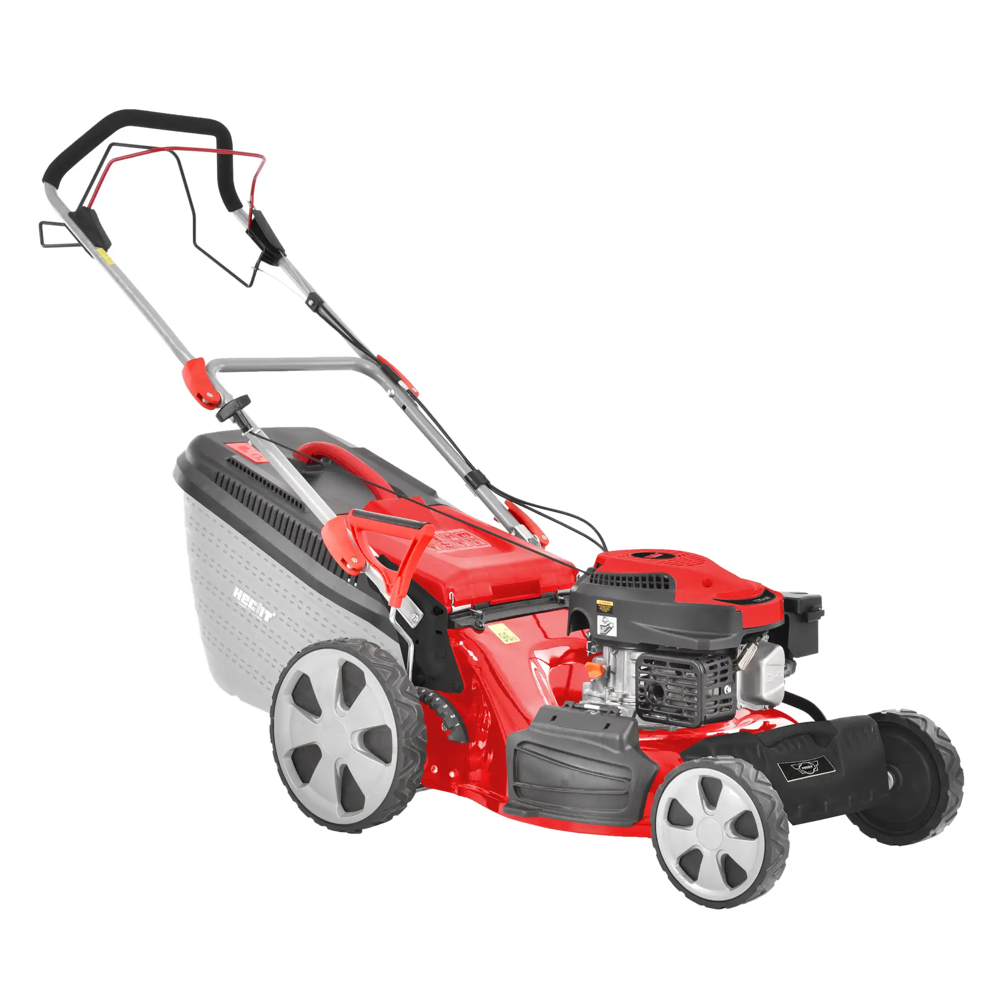 Mașină de tuns iarba, pe benzină, autopropulsie, 170  cmc, lățimea tăierii 48 cm, HECHT 550 SW 5 ÎN 1 [1]