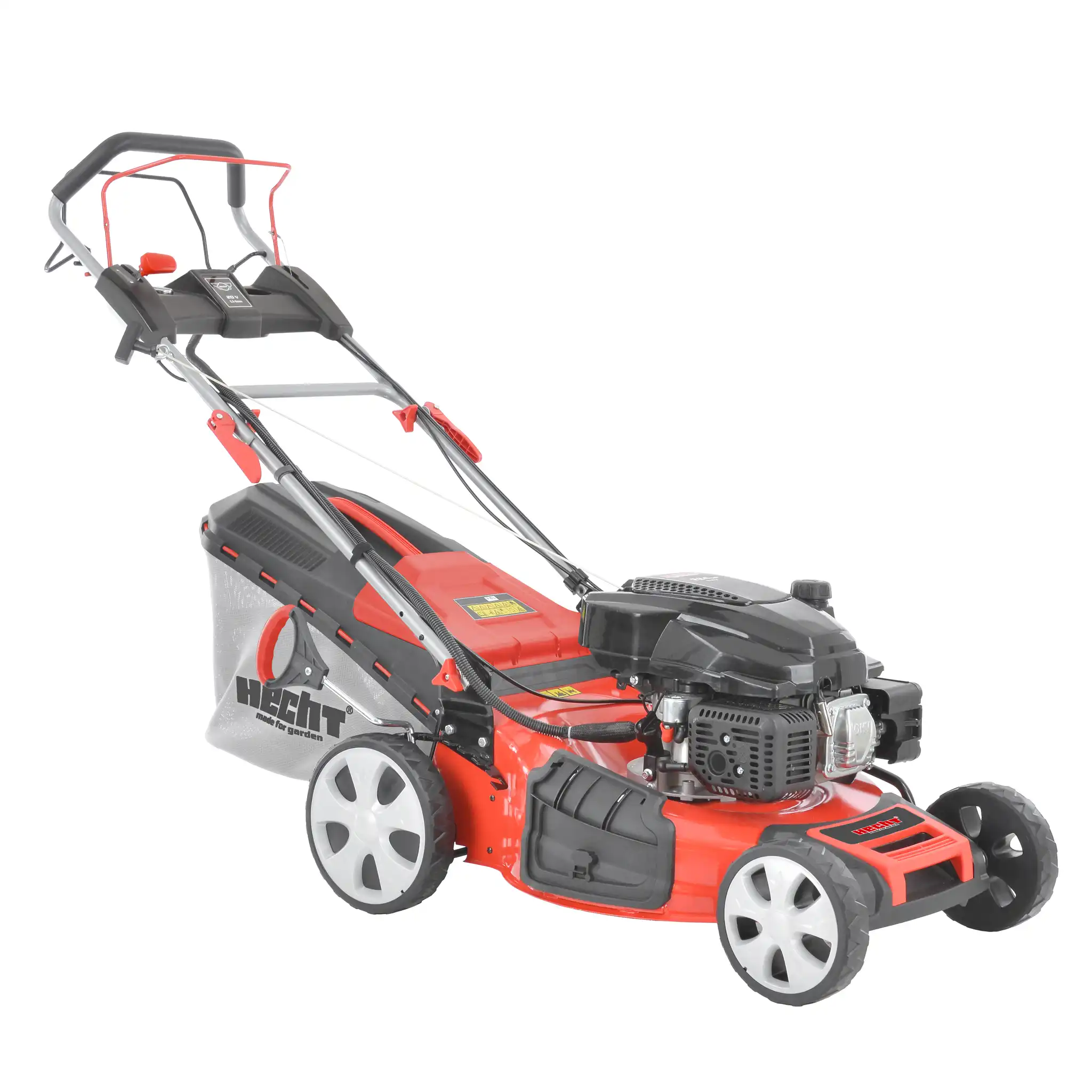 Mașină de tuns iarba, pe benzină, autopropulsie, pornire electrică, lățimea tăierii 53 cm, HECHT 554 SXE 5 IN 1 [1]
