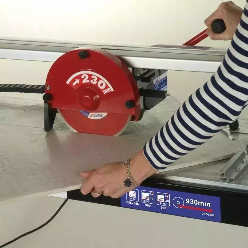 Maşină electrica de taiat faiantă si gresie, 800 W, diametru lama 230 mm, tăiere max 930mm DEDRA DED7831 [4]