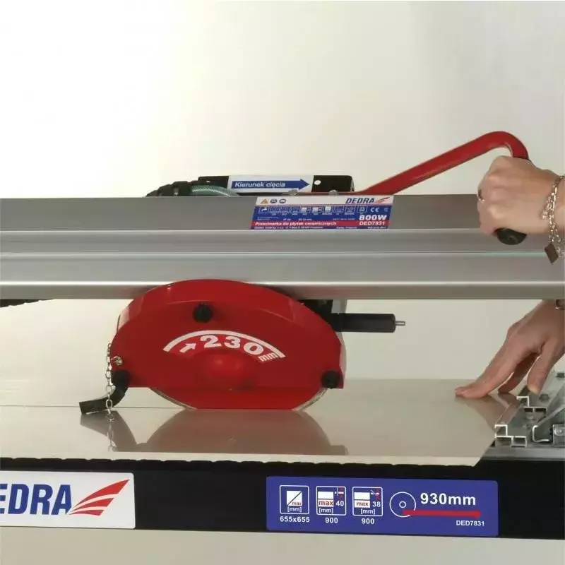 Maşină electrica de taiat faiantă si gresie, 800 W, diametru lama 230 mm, tăiere max 930mm DEDRA DED7831 [2]