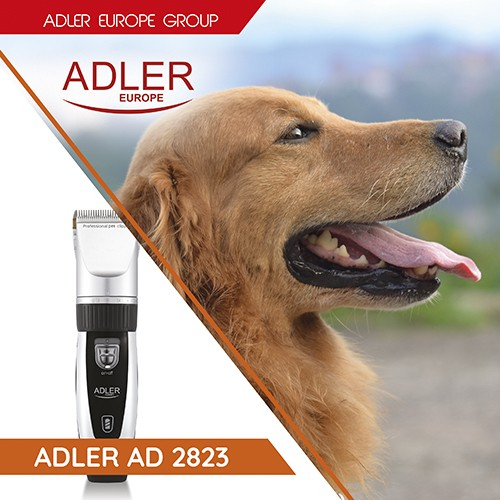 Masina Profesionala de Tuns Caini, Pisici sau Alte Animale, Adler AD2823, 35W, Titan Ceramica [2]