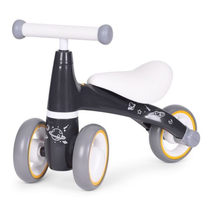 Mini bicicleta fara pedale, triciclu copii cu roti EVA, 50x22x39 cm, negru [1]