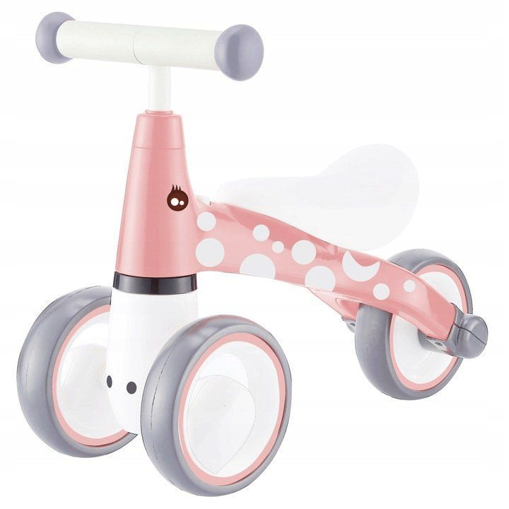 Mini bicicleta fara pedale, triciclu copii cu roti EVA, 50x22x39 cm, roz [1]