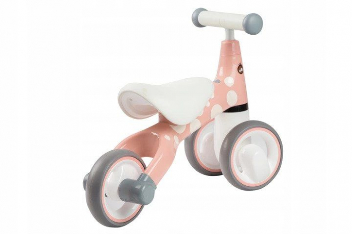 Mini bicicleta fara pedale, triciclu copii cu roti EVA, 50x22x39 cm, roz [4]