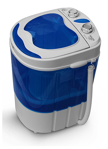 Mini Masina de Spalat Rufe Haine Adler AD 8051, Capacitate 3kg, Ideala pentru Calatorii, Camping sau Vacanta [3]