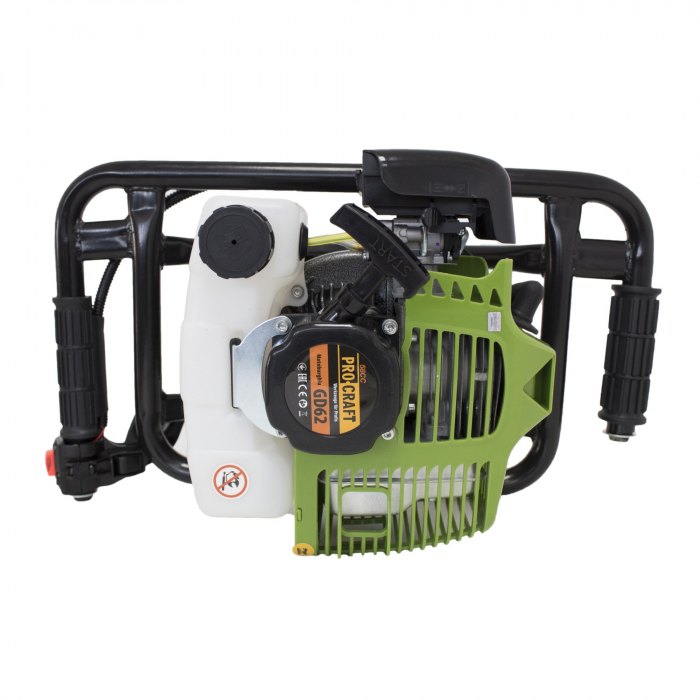 Motoburghiu 2.5 CP, 1850W + Burghiu 150x800 mm, PROCRAFT GD62 [5]