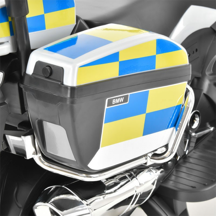 Motocicleta pentru copii Hecht bmw r1200rt police 7ah 12v 3-8 ani 3-6 km h [7]