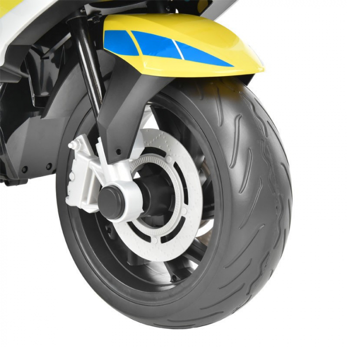Motocicleta pentru copii Hecht bmw r1200rt police 7ah 12v 3-8 ani 3-6 km h [4]