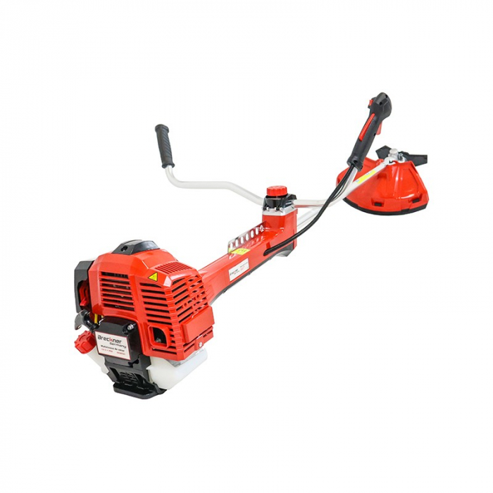 Motocoasa de umar Breckner Germany motor 2t 51 cm┬│ 2.1 Kw 2.8 cp sistem antivibratii ham profesional cap cu fir disc 3t incluse [9]