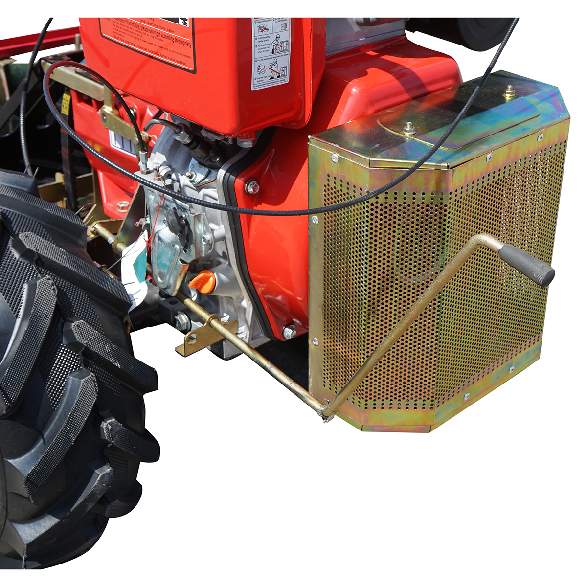 Motocositoare rotativa 950mm, motor diesel, pornire electrica,  putere 8.6 kw / 11,6 CP, THOR 40TH170 [9]