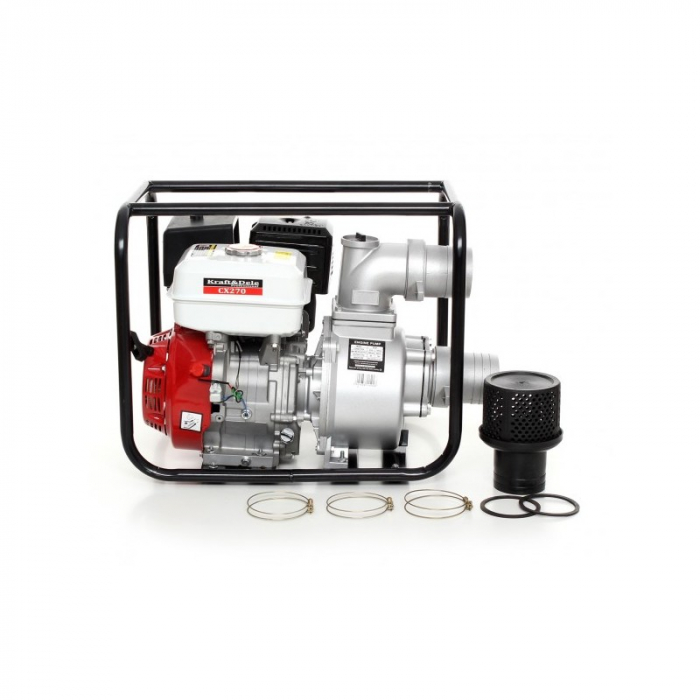 Motopompa apa, 5.5CP, 2 inch, 36mc/ora, refulare 30m,  Kraft&Dele KD770 [3]