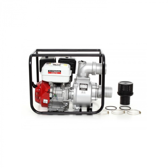 Motopompa apa, 5.5CP, 2 inch, 36mc/ora, refulare 30m,  Kraft&Dele KD770 [10]