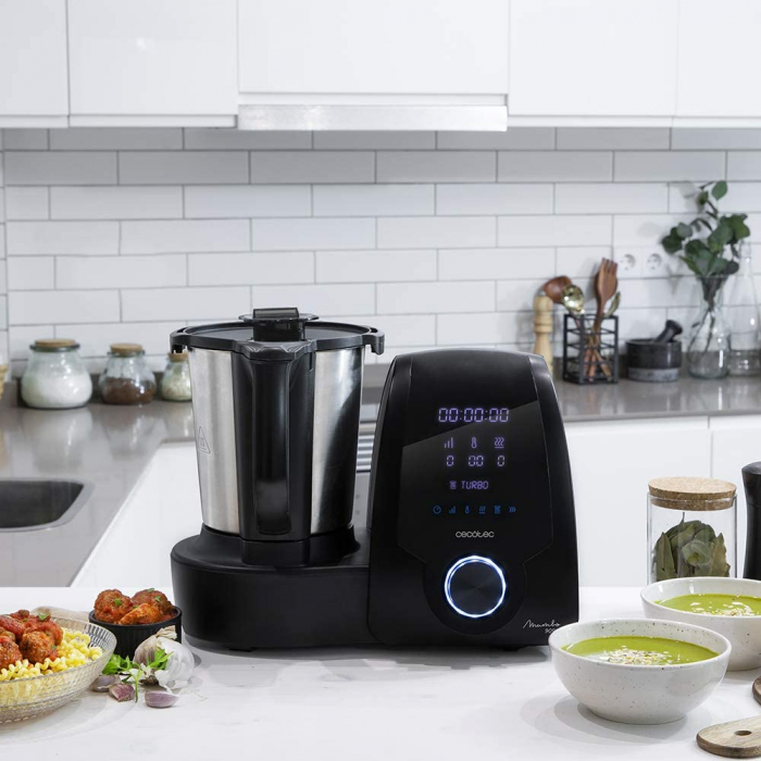Multicooker multifunctional Cecotec Mambo 9090, 1700W, Capacitate 3.3 Litri, 30 functii pentru gatit, pana la 4 preparate in acelasi timp, accesorii incluse [3]