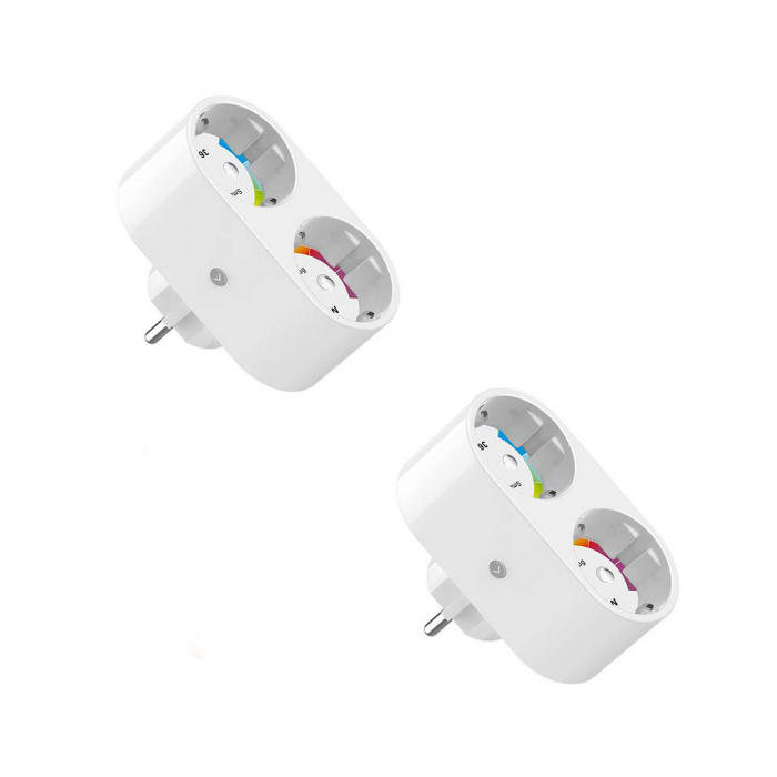Pachet 2 Prize inteligente WiFi Gosund SP211, 16A, Monitorizare Consum, SmartLife, Tuya [1]
