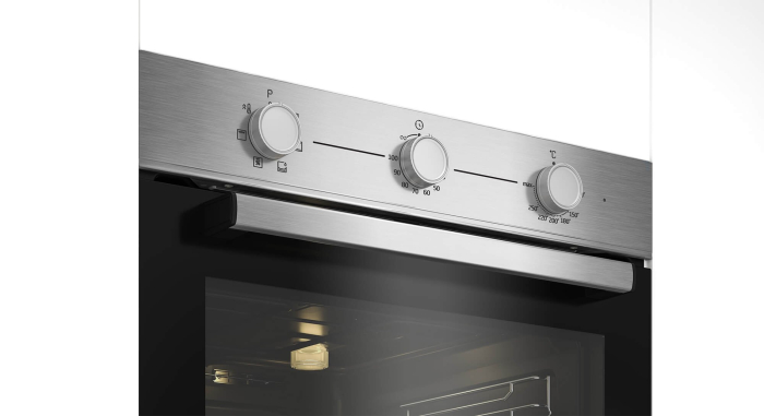 Pachet incorporabil Beko BBSE12130XD Cuptor Electric, 72 l, 5 functii + Plita pe Gaz, 4 arzatoare, 60 cm, Inox [6]