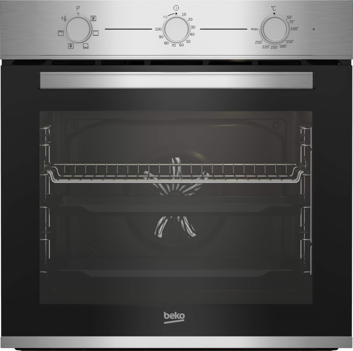 Pachet incorporabil Beko BBSE12130XD Cuptor Electric, 72 l, 5 functii + Plita pe Gaz, 4 arzatoare, 60 cm, Inox [3]