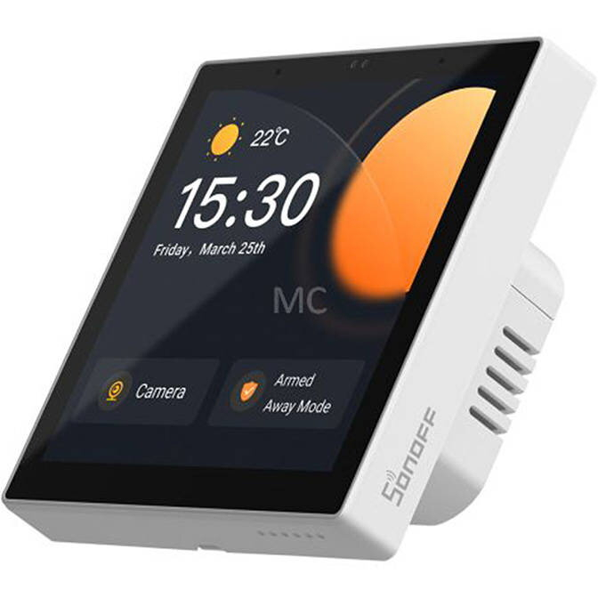 Panou Sonoff NSPanel Pro, Smart, Wifi, hub Zigbee 3.0, termostat, control aplicatie, interfon - Alb [1]