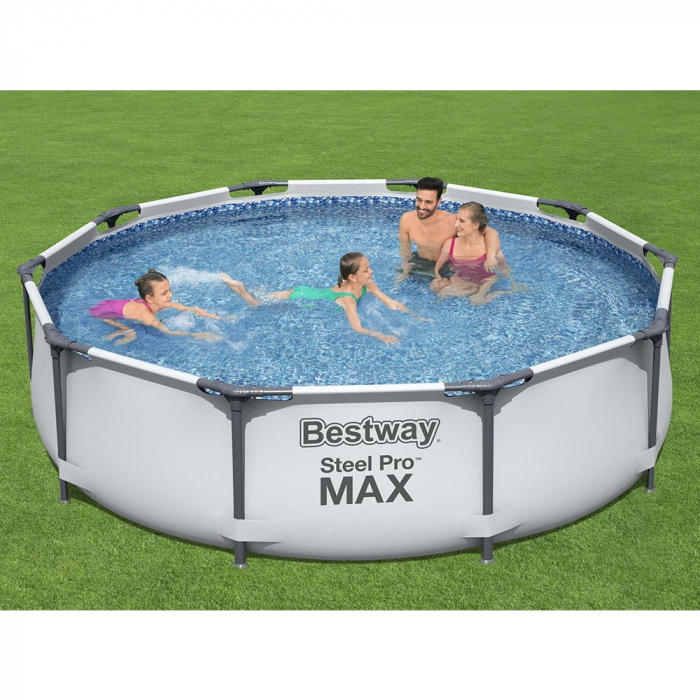 Piscina cadru metalic Bestway, 305×76 cm, 4.700 litri, cu pompa de filtrare [2]