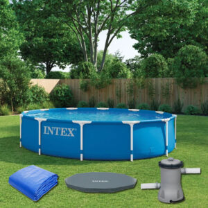 Piscina cadru metalic Intex, 305×76 cm, 4.500 litri, cu toate accesoriile [3]