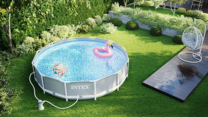 Piscina cadru metalic Intex Prisma Frame, 366×76 cm, 6.500 litri, cu pompa de filtrare [3]