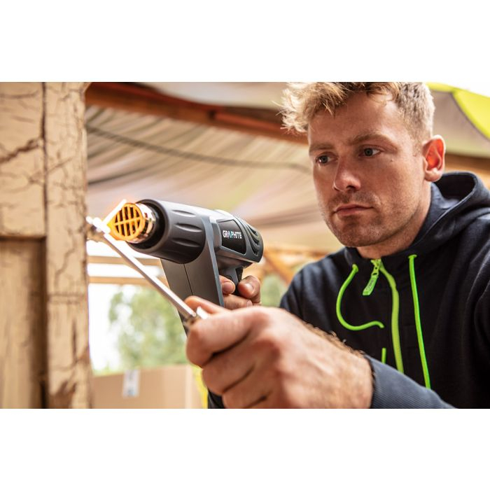 Pistol cu aer cald 2000W, max 550 Cº Graphite 59G522 [7]