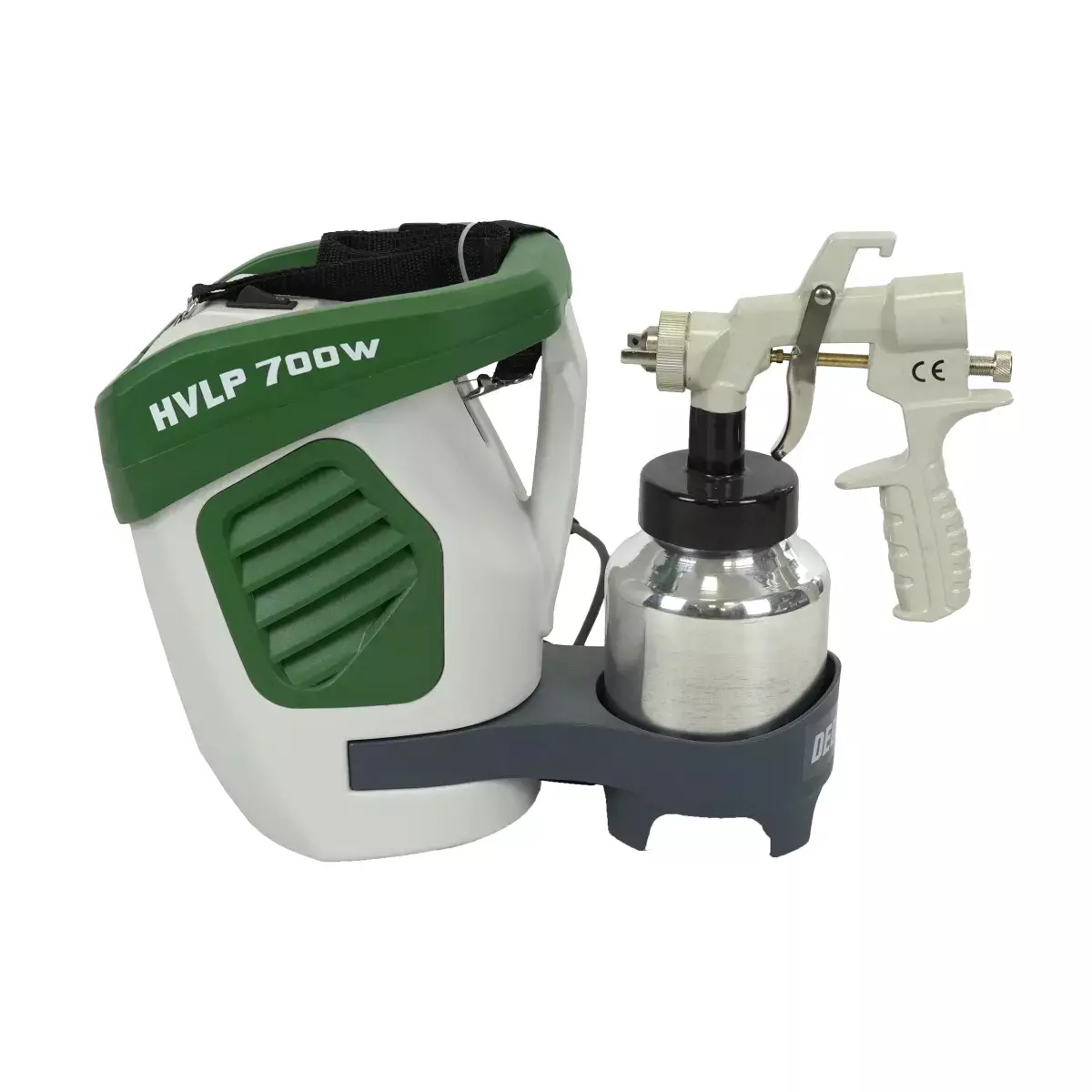 Pistol de vopsit electric HVLP 700W, 1 L, duze 1,8 mm si 2,5 mm DEDRA DED7413 [2]
