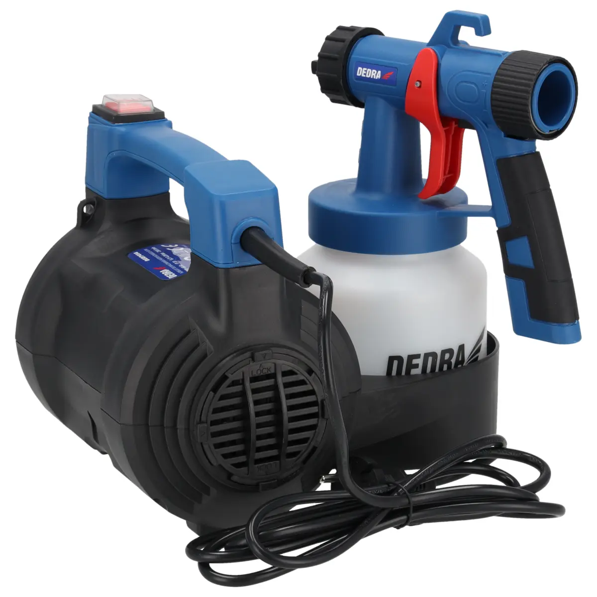 Pistol de vopsit HVLP,  650W, 800 ml, duză 2.5mm, 180ml/min, DEDRA DED7414 [2]