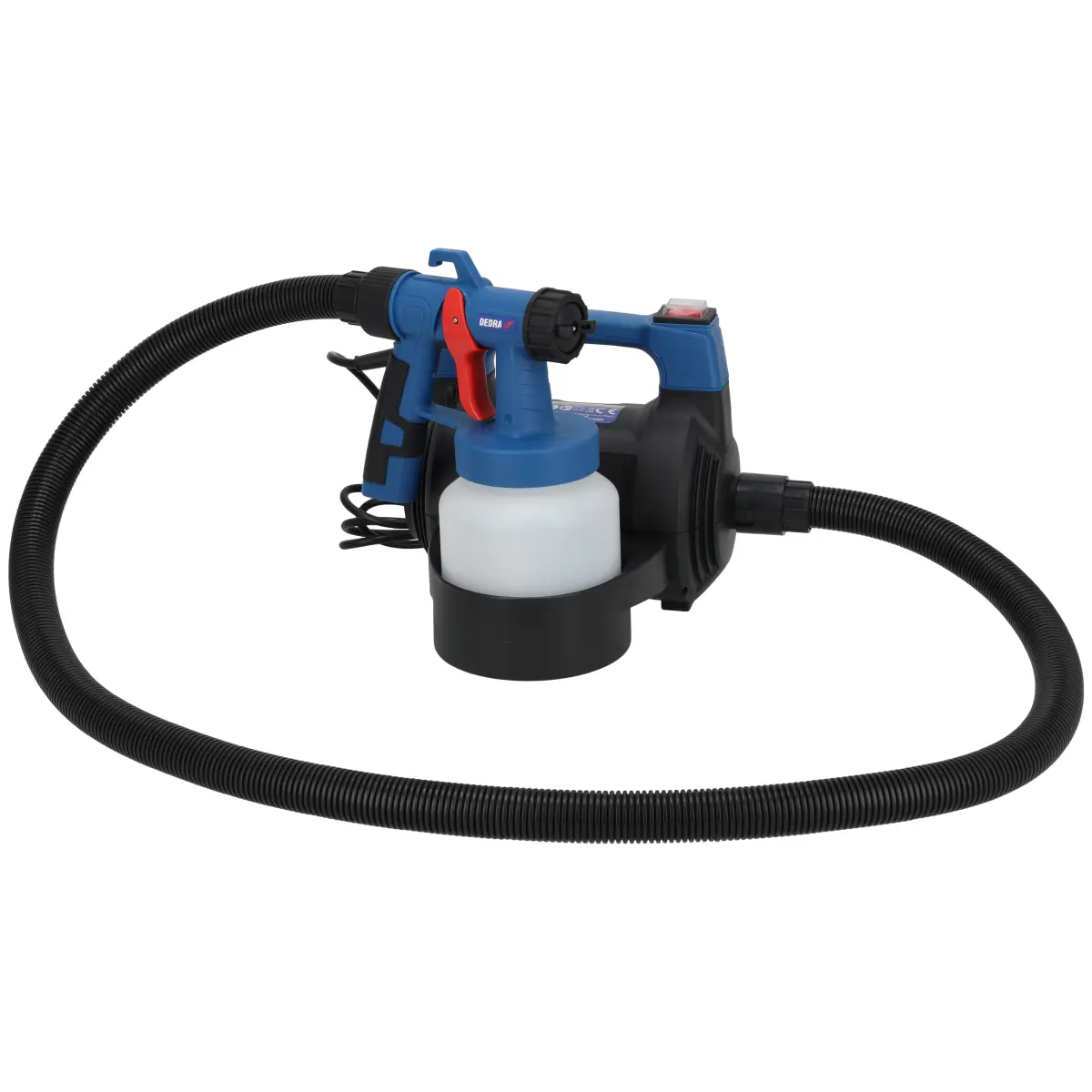 Pistol de vopsit HVLP,  650W, 800 ml, duză 2.5mm, 180ml/min, DEDRA DED7414 [4]