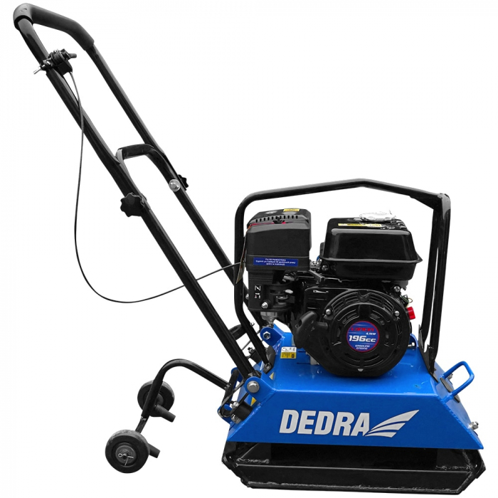 Placa compactoare  DEDRA 88 kg, 5,5 CP, placa 420 x 550 mm, forta 15,5 kN, propulsie 14,4 m/min, motor LONCIN, DED8830 [8]