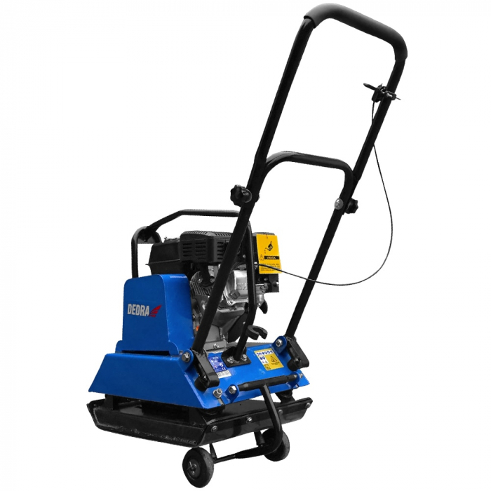 Placa compactoare  DEDRA 88 kg, 5,5 CP, placa 420 x 550 mm, forta 15,5 kN, propulsie 14,4 m/min, motor LONCIN, DED8830 [10]