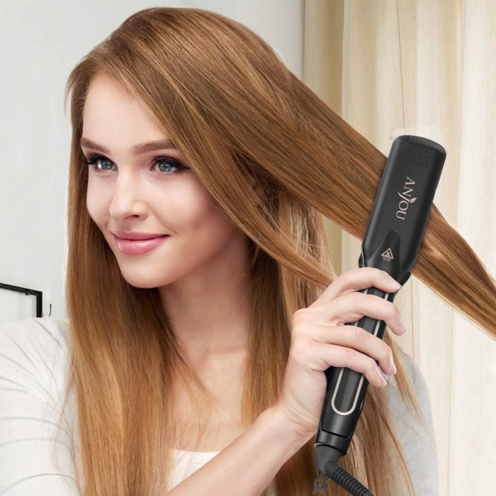Placa de indreptat parul Anjou Professional Flat Iron AJ-PCA008, 230 grade, invelis ceramica [4]