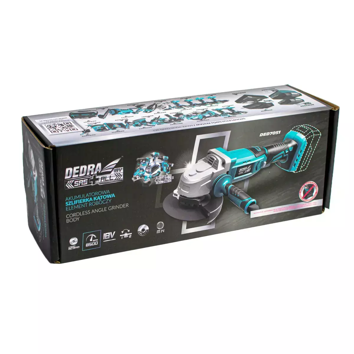 Polizor unghiular cu acumulator DED7051 [7]