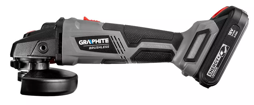 Polizor unghiular Graphite 58G026  fără perii cu baterie 18V, Li-Ion, disc de 125 mm, fără baterie si acumulator [6]